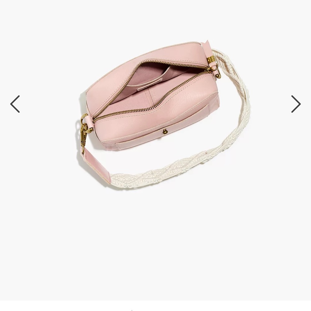 BNWT Madewell Blush Pink Transport Camera Bag w/2 Straps - Picture 7 of 8